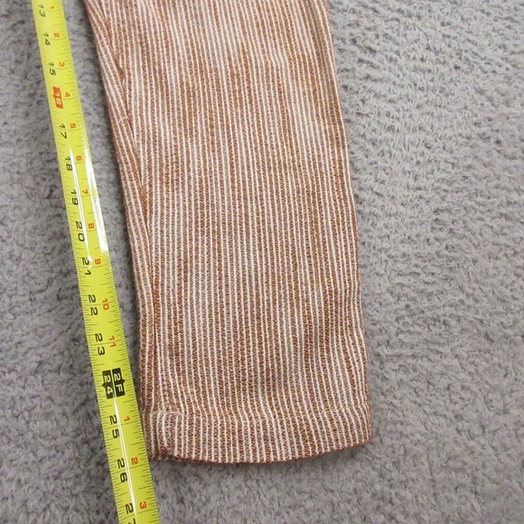 Free People Womens Trouser‎ Pants size 6 Striped Cotton Casual Boho Tapered - Picture 9 of 10